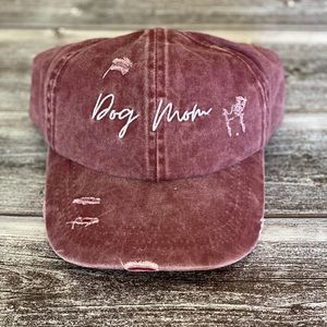 Dog Mom Ladder Back Baseball Hat